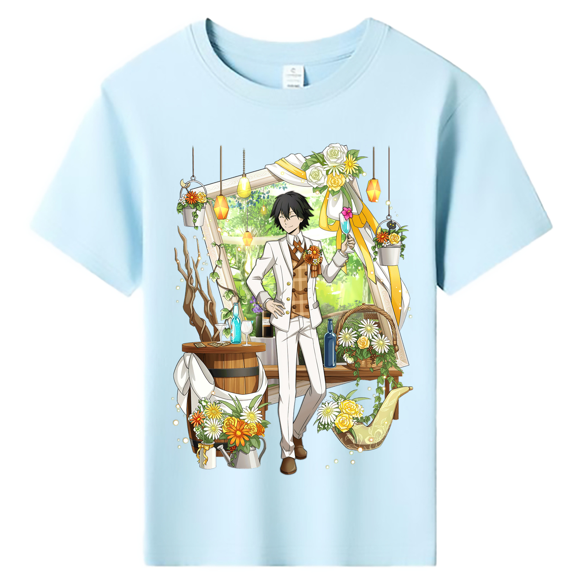 （画像用） 文豪ストレイドッグス Bungo Stray Dogs 綿100％キッズTシャツ（フロントプリント）